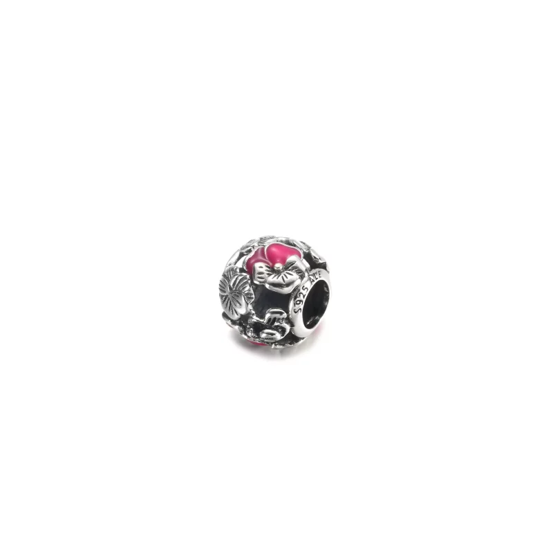 (imagen para) Charm de Amigos de Flores de Pensamiento de PANDORA - 790759C01 - Ver 2
