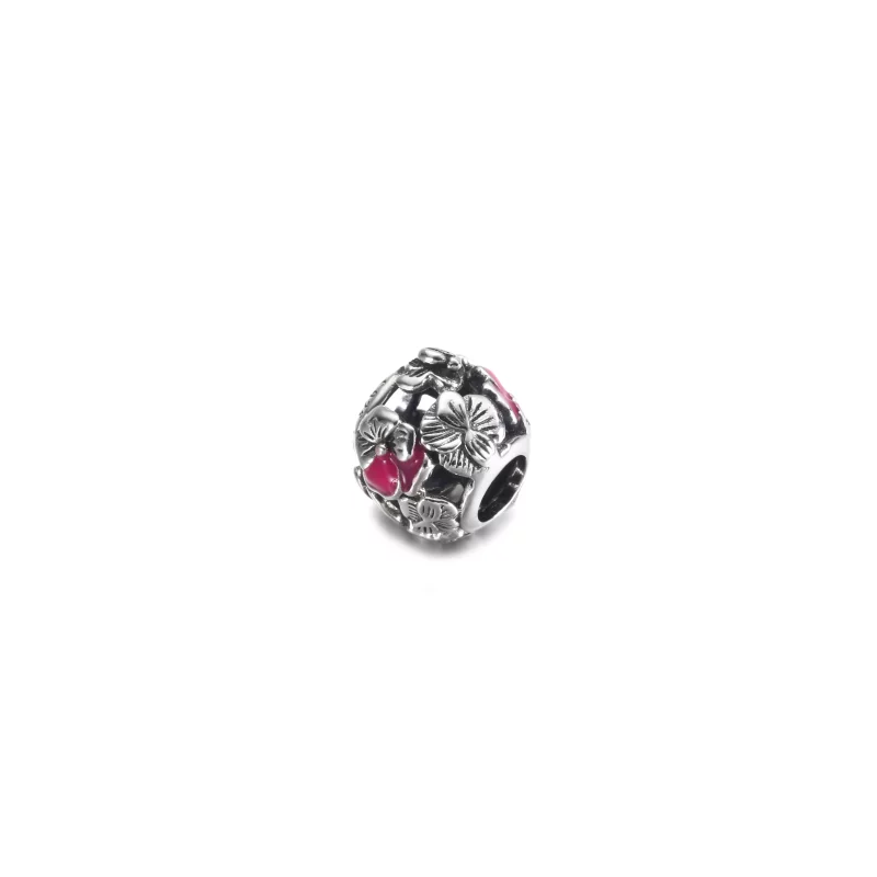 (imagen para) Charm de Amigos de Flores de Pensamiento de PANDORA - 790759C01 - Ver 3
