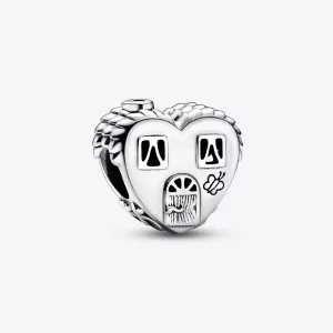 (imagen para) Charm de casa con forma de corazón de Pandora - 792249C00