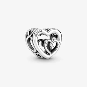 (imagen para) Charm de corazones infinitos entrelazados de Pandora - 790800C00
