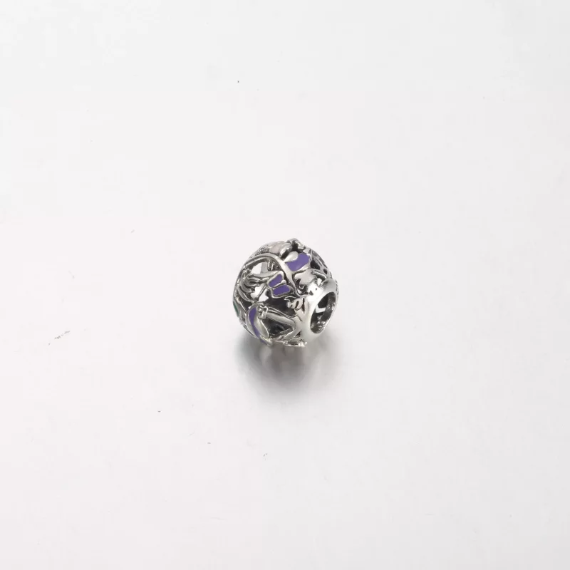 (imagen para) Charm de criaturas de la jungla y hojas de Pandora - 791620C01 - Ver 2