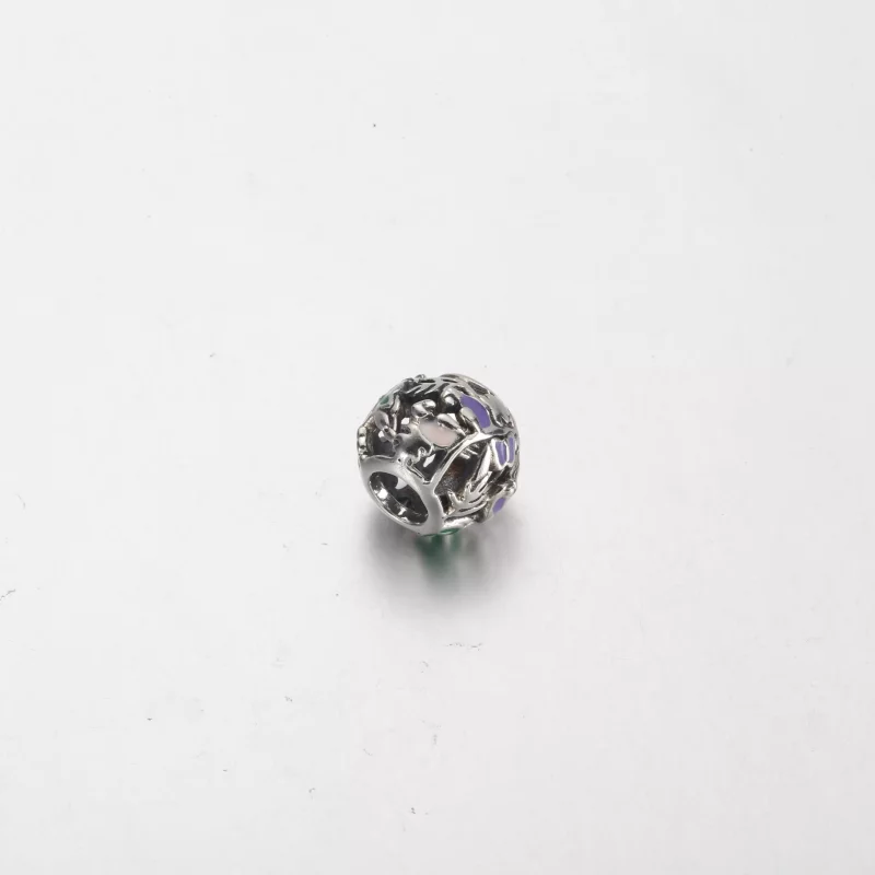 (imagen para) Charm de criaturas de la jungla y hojas de Pandora - 791620C01 - Ver 4