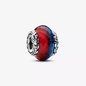 (imagen para) Charm de cristal de Murano doble con dragones de hielo y fuego de Juego de Tronos de Pandora - 792966C00