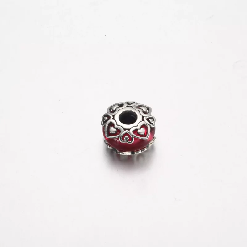(imagen para) Charm de cristal de Murano rosa Reveal Your Love de Pandora - 791159C00 - Ver 3