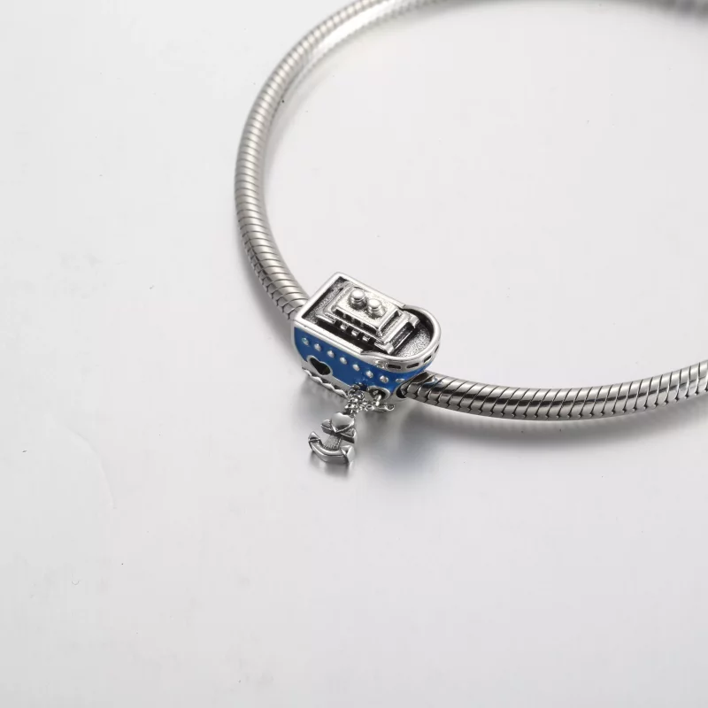 (imagen para) Charm de crucero anclado de Pandora - 792198C01 - Ver 5