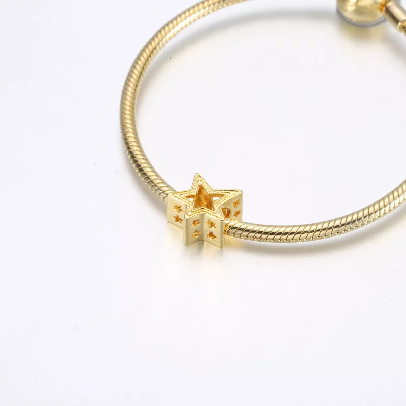 (imagen para) Charm de estrella radiante de Pandora - 752361C00 - Ver 5
