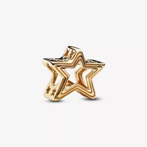 Charm de estrella radiante de Pandora - 752361C00 (imagen para) Charm de estrella radiante de Pandora - 752361C00