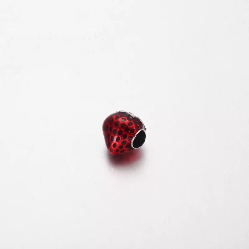 (imagen para) Charm de fresa con semillas de Pandora - 791681C01 - Ver 2