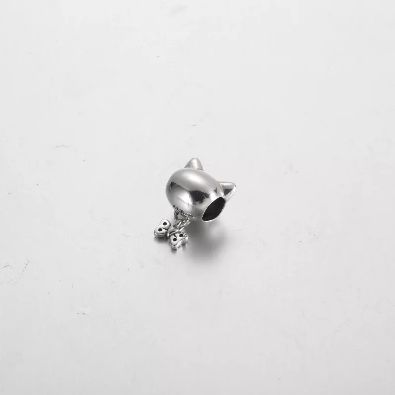 (imagen para) Charm de gato y lazo de Pandora - 792255C01 - Ver 3