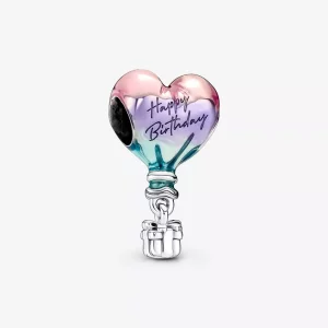 (imagen para) Charm de globo aerostático con feliz cumpleaños de Pandora - 791501C01