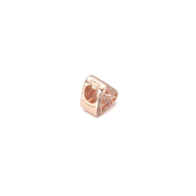 (imagen para) Charm de PANDORA con Corazones Entrelazados de Amor - 789529C01 - Ver 3