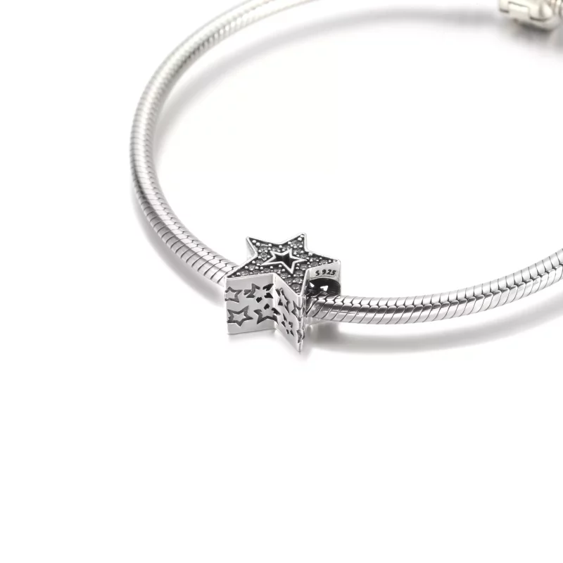 (imagen para) Charm Estrella Asimétrica Brillante PANDORA - 790016C01 - Ver 5