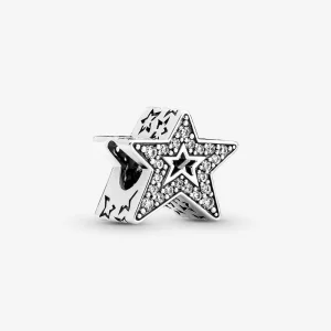 (imagen para) Charm Estrella Asimétrica Brillante PANDORA - 790016C01