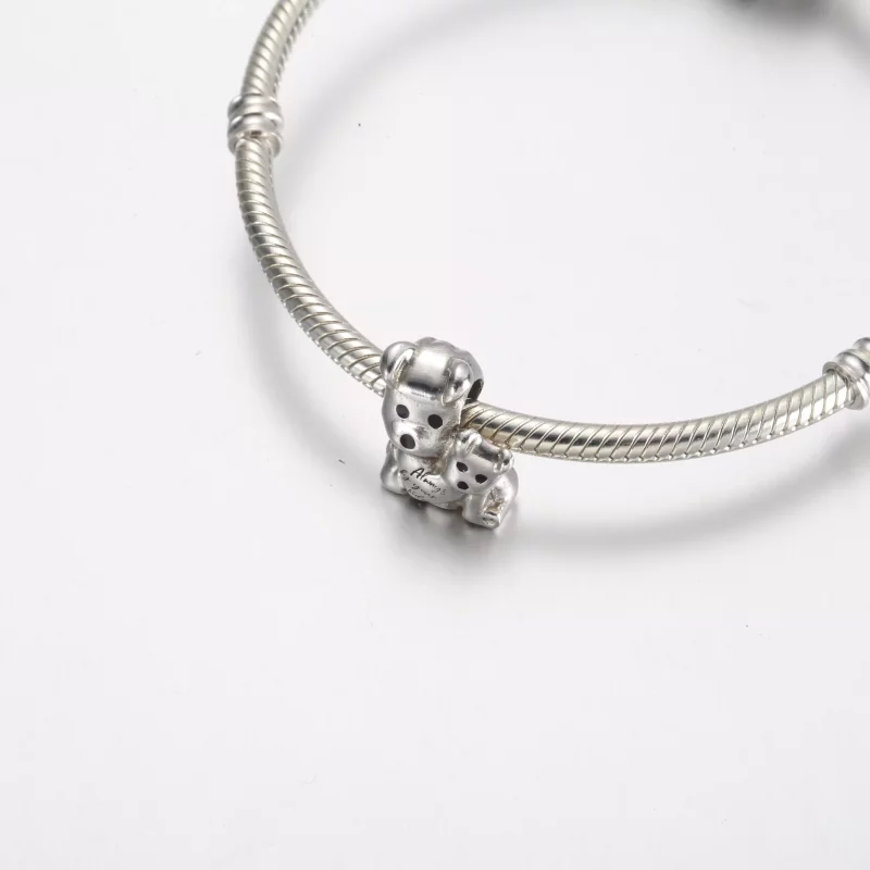 (imagen para) Charm Pandora con el amor de madre y cachorro - 790791C01 - Ver 5