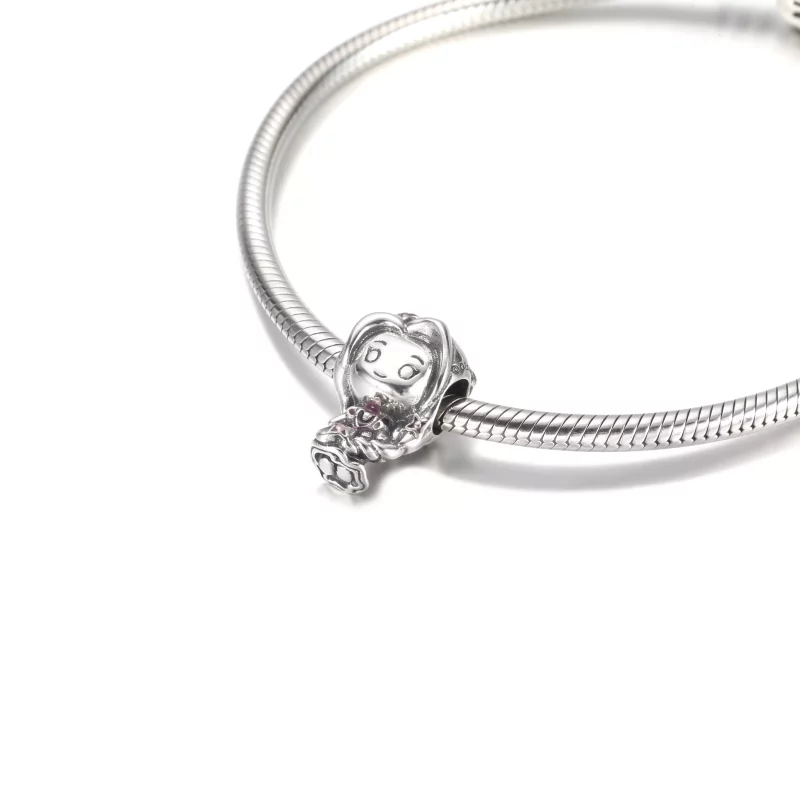 (imagen para) Charm PANDORA de la Princesa Disney Enredados Rapunzel - 799498C01 - Ver 6