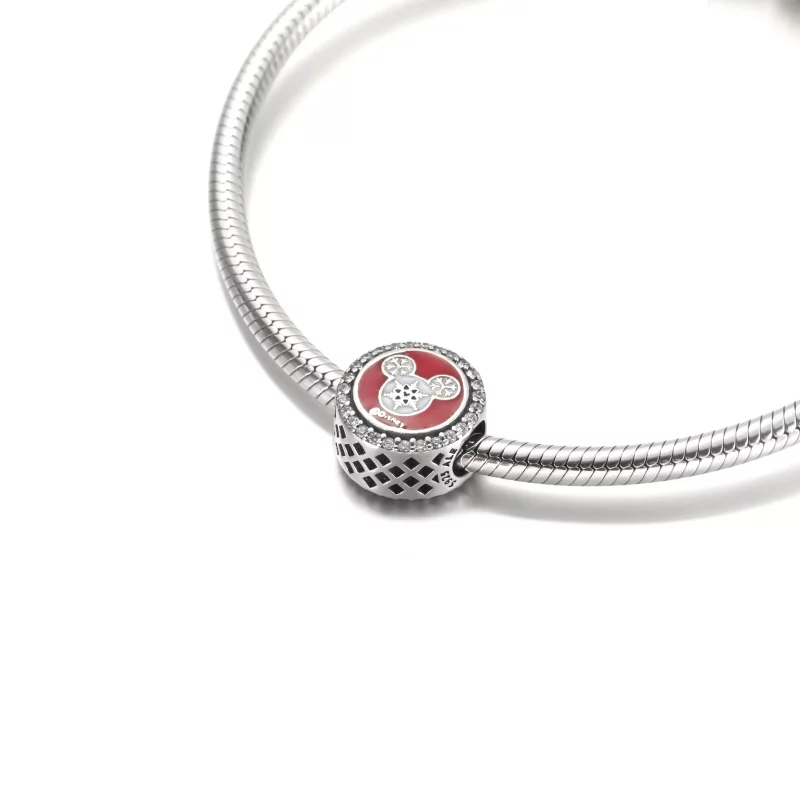 (imagen para) Charm Pandora Happy Holly Days Mickey 2021 - P-D-3598 - Ver 5