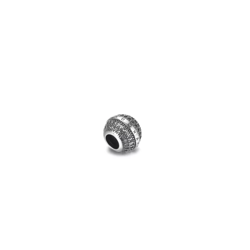(imagen para) Charm PANDORA Pave y Logo - 799489C01 - Ver 3