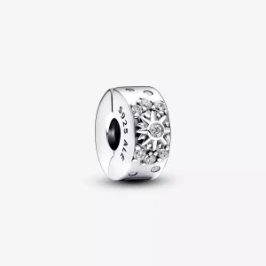 (imagen para) Clip de plata de ley con diseño de sol y luna de Pandora - 792841C01