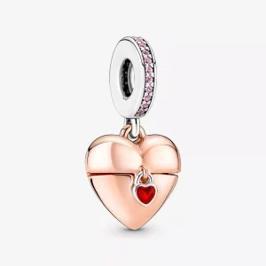 (imagen para) Colgante con medallón de corazón Reveal Your Love de Pandora - 380795C01