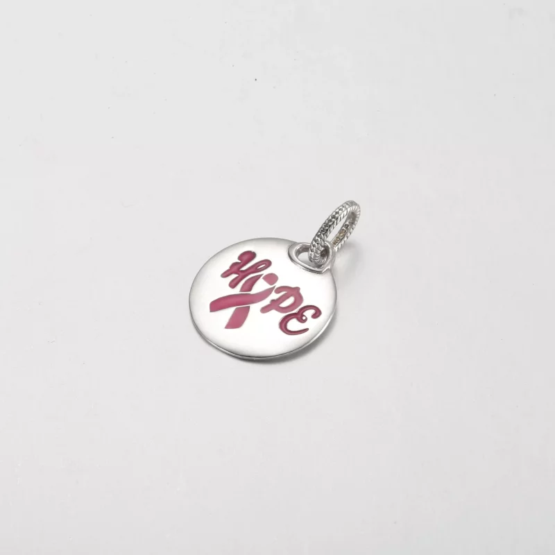 (imagen para) Colgante Pandora Hope con lazo rosa - ENG398610C00_9 - Ver 2