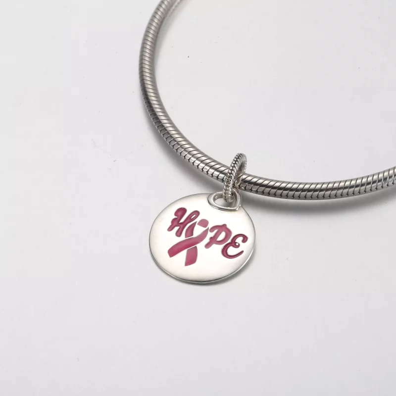 (imagen para) Colgante Pandora Hope con lazo rosa - ENG398610C00_9 - Ver 4