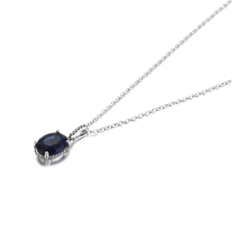 (imagen para) Collar colgante PANDORA Sparkling Statement Halo - 390055C01 - Ver 5
