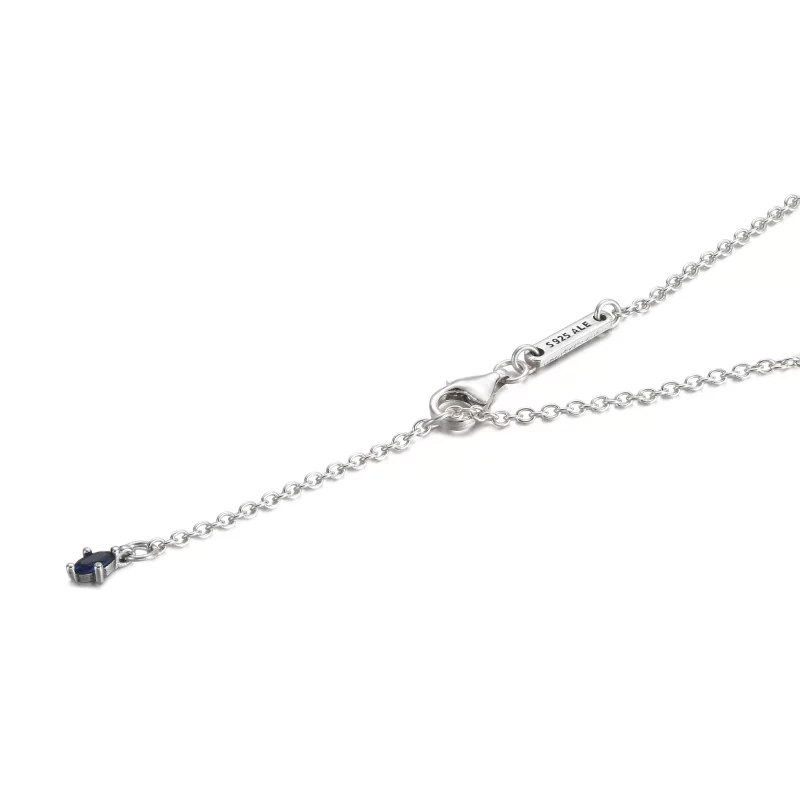 (imagen para) Collar colgante PANDORA Sparkling Statement Halo - 390055C01 - Ver 6