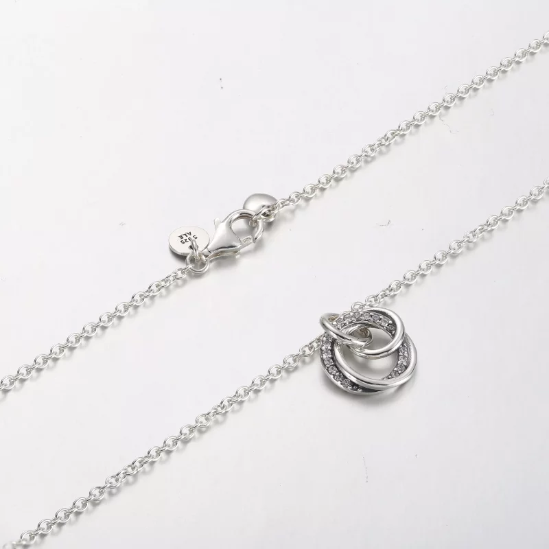 (imagen para) Collar con colgante de la familia Pandora Always Encircled - 391455C01 - Ver 5