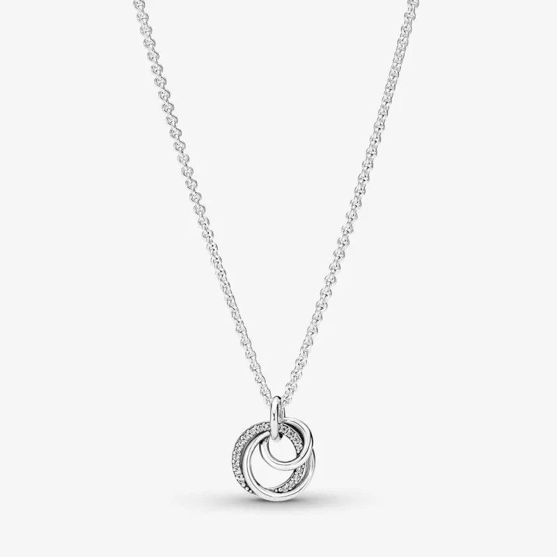 (imagen para) Collar con colgante de la familia Pandora Always Encircled - 391455C01