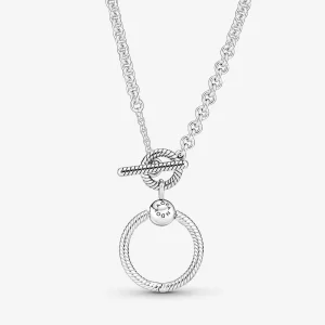 Collar con colgante en forma de T de Pandora Moments O - 391157C00 (imagen para) Collar con colgante en forma de T de Pandora Moments O - 391157C00