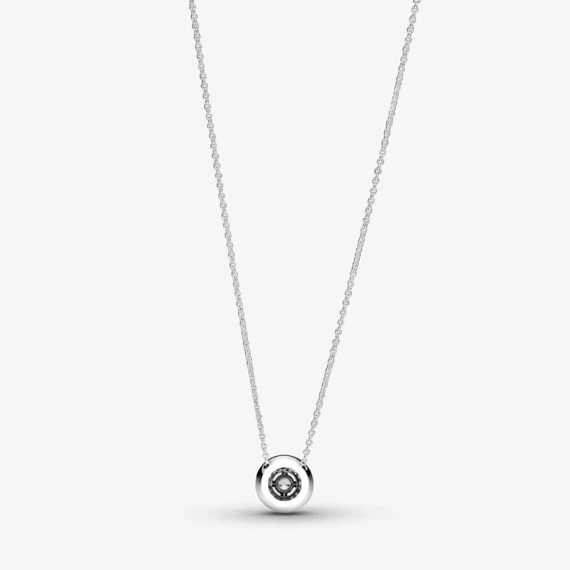 (imagen para) Collar con doble halo brillante de Pandora - 399414C01-45 - Ver 2