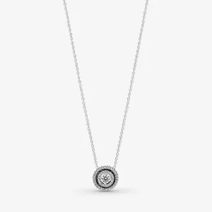 (imagen para) Collar con doble halo brillante de Pandora - 399414C01-45
