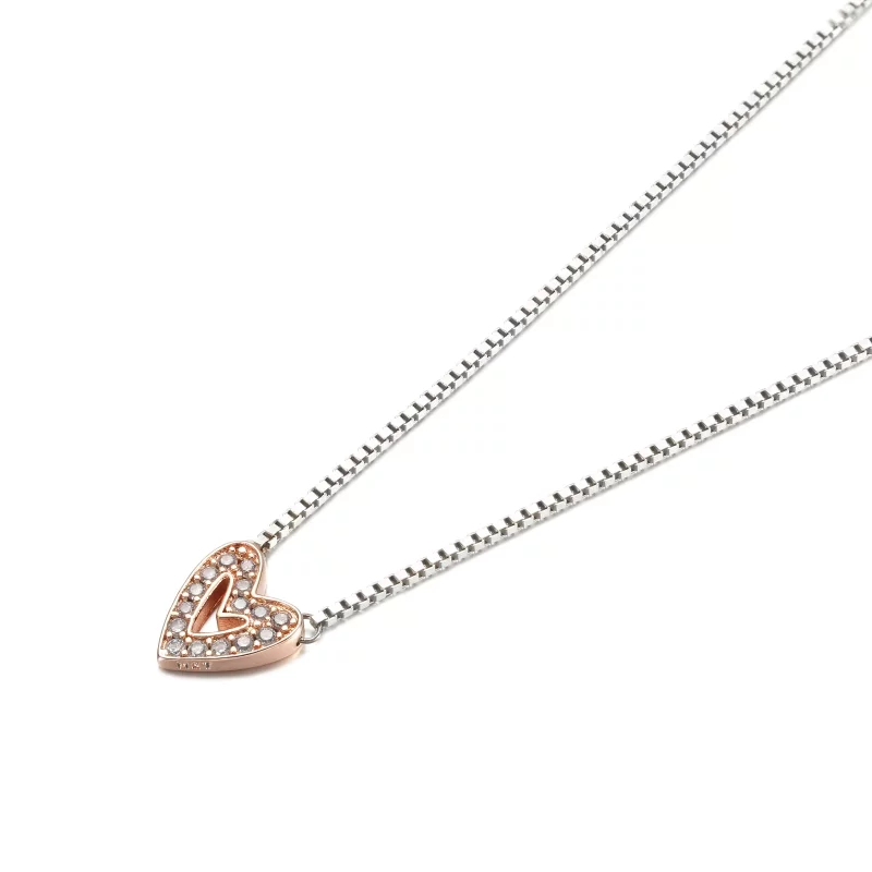 (imagen para) Collar PANDORA Corazón a Mano Alzada Brillante - 380089C01 - Ver 2
