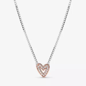 (imagen para) Collar PANDORA Corazón a Mano Alzada Brillante - 380089C01