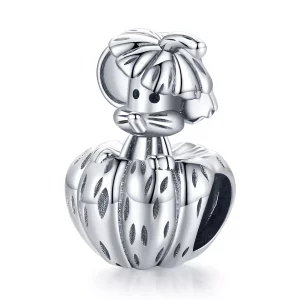 Estilo Pandora Plata Un encanto de una rata que roba calabazas - SCC1927 (imagen para) Estilo Pandora Plata Un encanto de una rata que roba calabazas - SCC1927