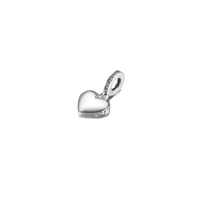 (imagen para) PANDORA Abalorio Colgante de Cerradura en Forma de Corazón Abrible - 799537C01 - Ver 3