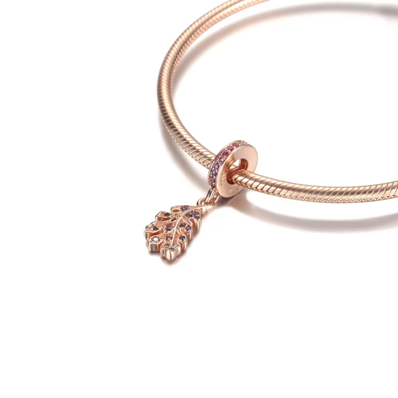 (imagen para) PANDORA Abalorio Colgante Hoja de Roble - 789552C01 - Ver 5