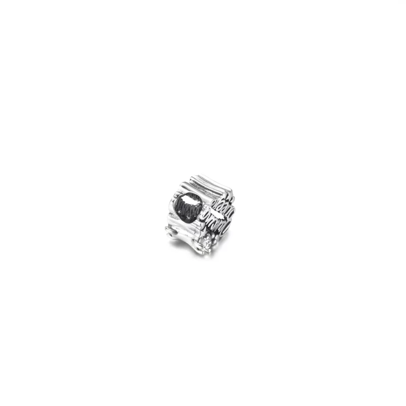 (imagen para) PANDORA Abalorio Dancing Queen de Malla Abierta - 799524C01 - Ver 4