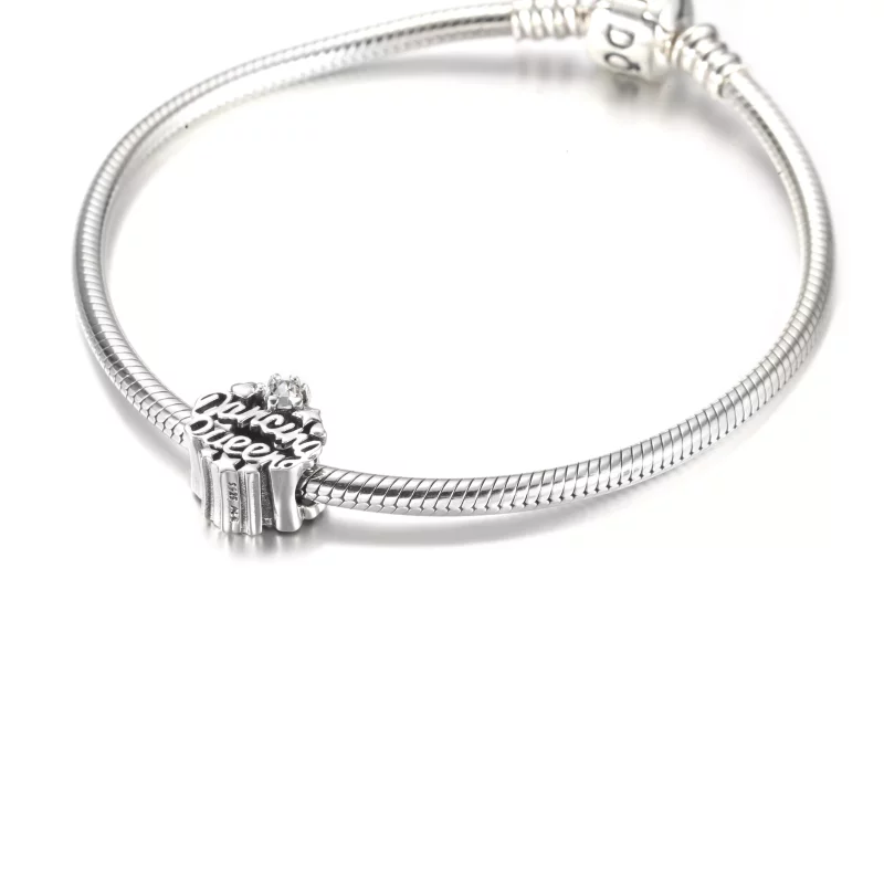 (imagen para) PANDORA Abalorio Dancing Queen de Malla Abierta - 799524C01 - Ver 5