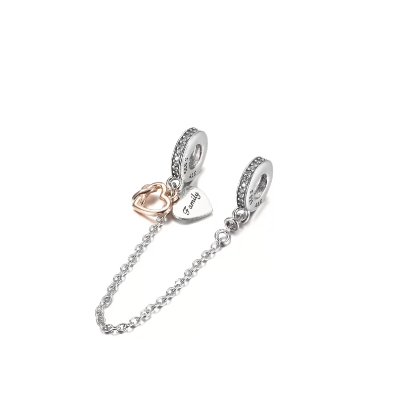 (imagen para) PANDORA Abalorio de Seguridad Corazón Familiar - 789541C01-05 - Ver 2