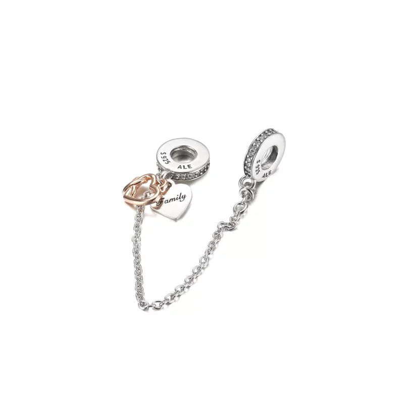 (imagen para) PANDORA Abalorio de Seguridad Corazón Familiar - 789541C01-05 - Ver 3