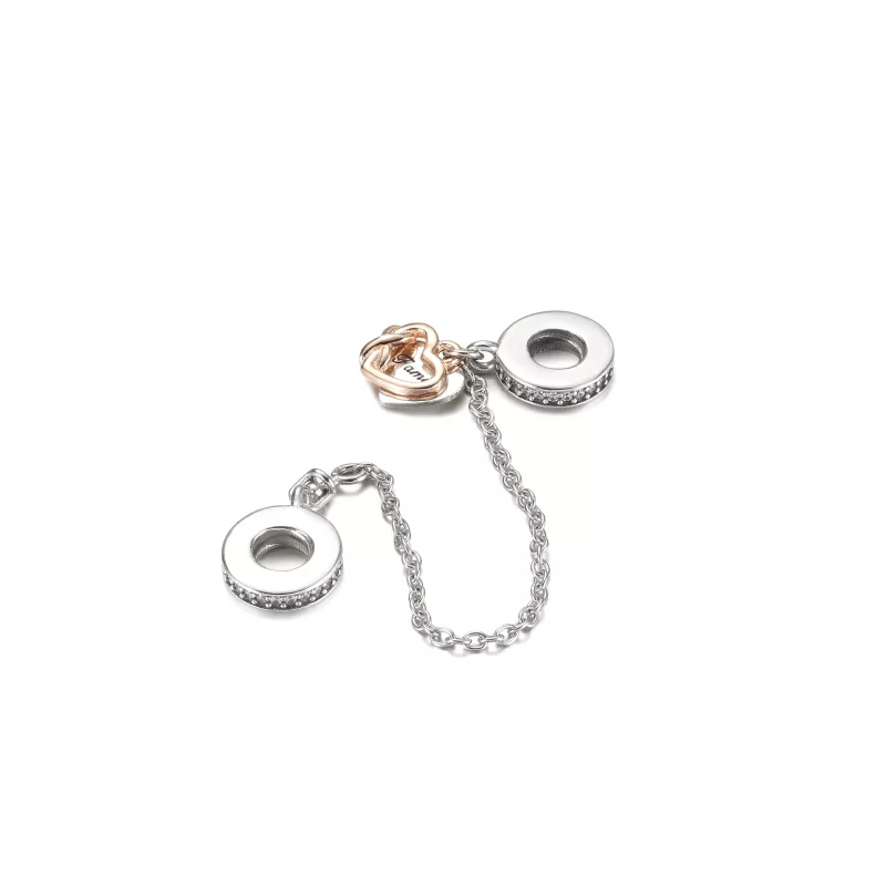 (imagen para) PANDORA Abalorio de Seguridad Corazón Familiar - 789541C01-05 - Ver 5