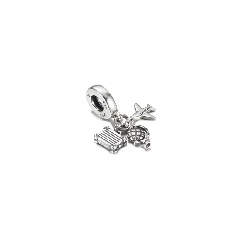(imagen para) PANDORA Avión, Globo y Maleta Charm Colgante - 799435C01 - Ver 3