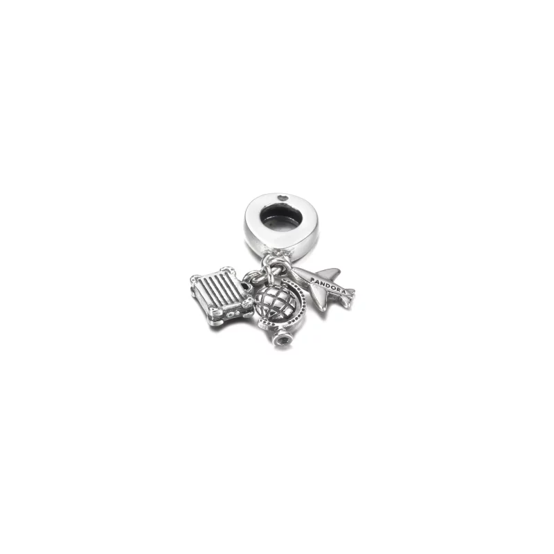 (imagen para) PANDORA Avión, Globo y Maleta Charm Colgante - 799435C01 - Ver 4