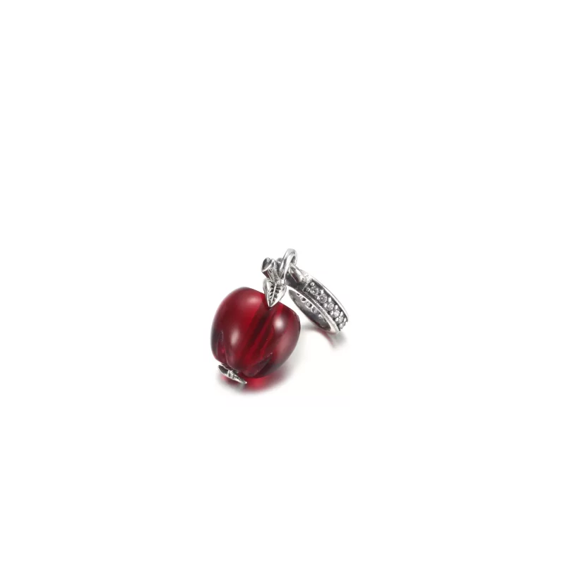 (imagen para) PANDORA Charm colgante de cristal de Murano con manzana roja - 799534C01 - Ver 2