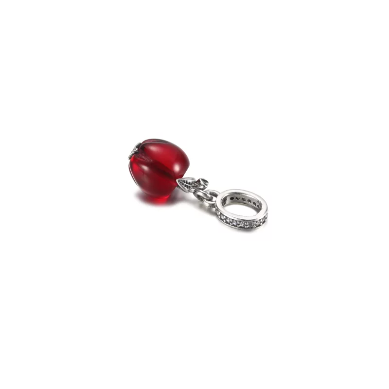 (imagen para) PANDORA Charm colgante de cristal de Murano con manzana roja - 799534C01 - Ver 4