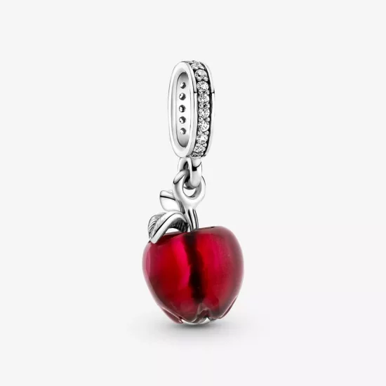 (imagen para) PANDORA Charm colgante de cristal de Murano con manzana roja - 799534C01