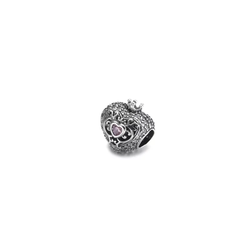 (imagen para) PANDORA Charm Corona Real y Corazón - 790763C01 - Ver 2