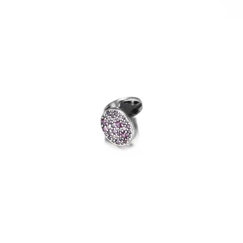 (imagen para) PANDORA Clip de Charm Pavé Rosa - 799362C01 - Ver 5