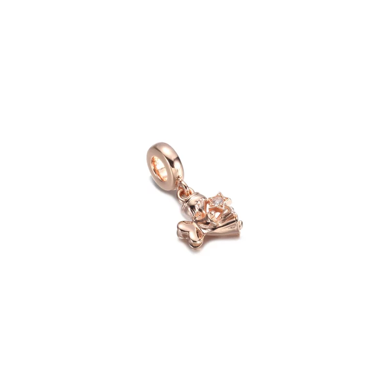 (imagen para) PANDORA Colgante Encanto de Ángel Alado con Corazón - 789650C01 - Ver 4